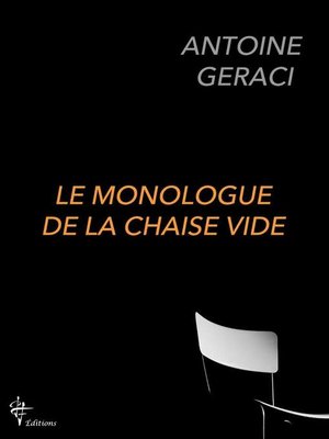 cover image of Le monologue de la chaise vide